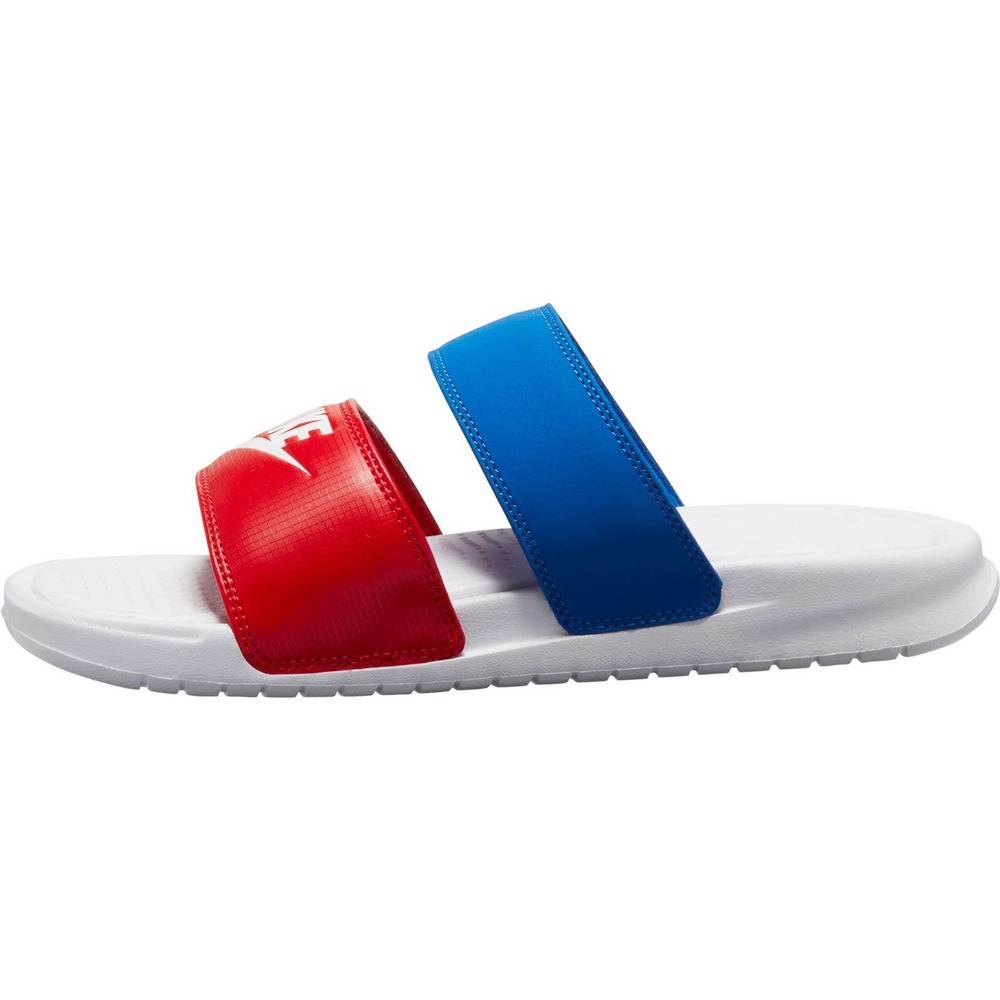 Nike Women’s Sandals Red White and Blue Slides